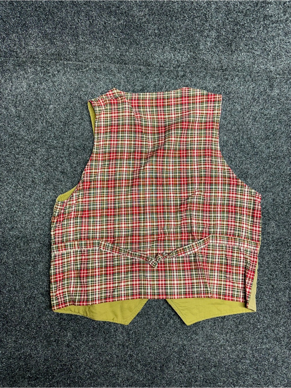 Vintage quilted corduroy christmas vest cabin snowflake winter embroidered ski - Picture 5 of 5